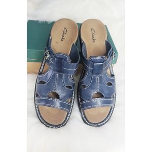 Clarks Blue Patty Argentina Sz 8